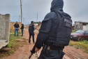 Policiais civis em operação nas ruas