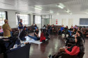 Momento de treinamento dos participantes