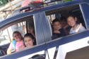 PCPR participa de aniversário de menina em Guarapuava 