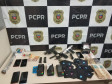 PCPR e PMPR prendem três homens por tráfico de drogas e posse ilegal de arma de fogo em Telêmaco Borba