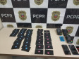 PCPR e PMPR prendem três homens por tráfico de drogas e posse ilegal de arma de fogo em Telêmaco Borba