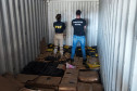 PCPR e PF apreendem 3 toneladas de maconha e prendem suspeito em Guarapuava
