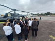    PCPR recebe visita de alunos com deficiência no Grupamento de Operações Aéreas 