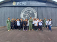    PCPR recebe visita de alunos com deficiência no Grupamento de Operações Aéreas 