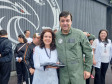    PCPR recebe visita de alunos com deficiência no Grupamento de Operações Aéreas 