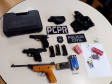 PCPR e PCSC apreendem armas em Pinhais