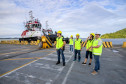 Equipe da DPMA visita Porto de Paranaguá