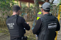 Com 104 agentes e muita tecnologia, forças de segurança do PR seguem apoiando o RS