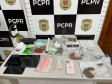 PCPR e PMPR prendem três homens e apreendem drogas em operação contra roubo e tráfico em Teixeira Soares