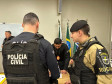 PCPR prende 57 pessoas em operações simultâneas contra o crime organizado