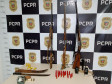 PCPR e PMPR prendem três homens por crimes de maus tratos a cães e porte ilegal de arma de fogo em Sengés 