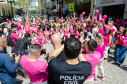 PCPR participa de caminhada e ações da Campanha Outubro Rosa em Curitiba