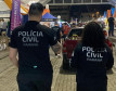 PCPR realiza panfletagem de conscientização ao combate da violência contra a mulher 