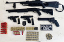 PCPR apreende cinco armas de fogo durante ação em Cornélio Procópio 