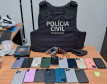 PCPR prende homem por receptação e recupera 16 celulares na Capital 