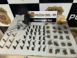 PCPR prende homem em flagrante por tráfico de drogas e porte ilegal de arma de fogo em Bom Sucesso