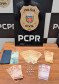 PCPR e PMPR prendem dois homens em flagrante por tráfico de drogas em Rondon 