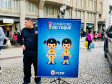 PCPR realiza ação em alusão ao Maio Laranja na rua XV de Novembro, em Curitiba