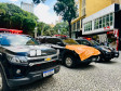 PCPR realiza ação em alusão ao Maio Laranja na rua XV de Novembro, em Curitiba