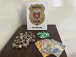 PCPR prende mulher por tráfico de drogas e apreende drogas em Umuarama