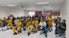 PCPR realiza palestra na PASA para operários da empresa em alusão ao maio laranja, em Paranaguá 