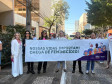 PCPR marca presença na Caminhada do Meio-Dia contra o feminicídio 
