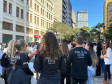 PCPR marca presença na Caminhada do Meio-Dia contra o feminicídio 