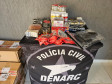 PCPR prende homem em flagrante por posse ilegal de arma e apreende drogas enviadas por comércio eletrônico em Foz do Iguaçu