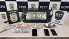 PCPR prende três pessoas em flagrante pelo crime de tráfico de drogas em Ponta Grossa