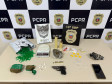 PCPR e GMPR prende homem pelo crime de tráfico de drogas e posse ilegal de arma de fogo em Ponta Grossa