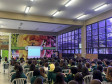 PCPR realiza palestra em uma escola com o tema de bullying e o cyberbullying na Capital