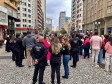 PCPR participa de caminhada em alusão ao Outubro Rosa em Curitiba 