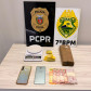 PCPR e PMPR prendem casal em flagrante durante operação contra o tráfico de drogas em Tapira
