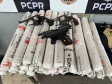 PCPR apreende cerca de 30 quilos de explosivos e armas de fogo em Piraquara 