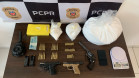 PCPR prende suspeito por homicídio e apreende drogas, armas e munição de fuzil na RMC