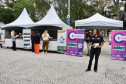 Forças de segurança participam do evento Mulheres em Ação, em Curitiba