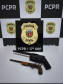 PCPR prende mulher em flagrante por posse ilegal de arma de fogo em Tuneiras do Oeste