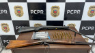 PCPR prende casal em flagrante por posse irregular de arma de fogo em Cantagalo