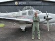 Com seu primeiro comandante de avião, PCPR intensifica uso de aeronave de asa fixa
