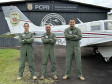 Com seu primeiro comandante de avião, PCPR intensifica uso de aeronave de asa fixa