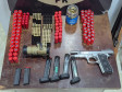 PCPR prende seis pessoas e apreende arsenal durante operação contra comércio ilegal de armas
