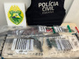 PCPR prende quatro pessoas e apreende armas, drogas e munições no Noroeste
