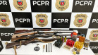 PCPR prende homem e apreende armas e aves silvestres durante ação em Cornélio Procópio