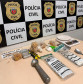 PCPR prende um casal em flagrante por tráfico de drogas em Paranavaí