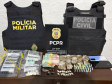 PCPR e PMPR prendem quatro pessoas em operação contra o tráfico de drogas em Centenário do Sul e Cafeara