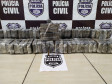 PCPR apreende 65 quilos de crack em Foz do Iguaçu.