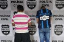 PCPR e PMPR recuperam veículos e prendem dois suspeitos por receptação em Toledo