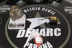 PCPR prende trio por tráfico de drogas em Londrina 