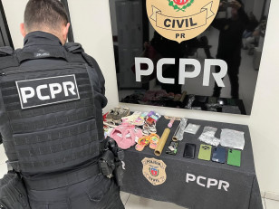 PCPR prende quatro pessoas em operação contra suspeitas por sete furtos a farmácias em um único dia