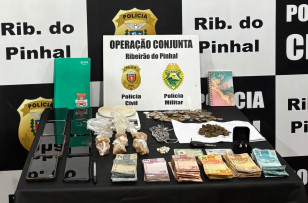 PCPR e PMPR prendem três pessoas por tráfico de drogas em Ribeirão do Pinhal